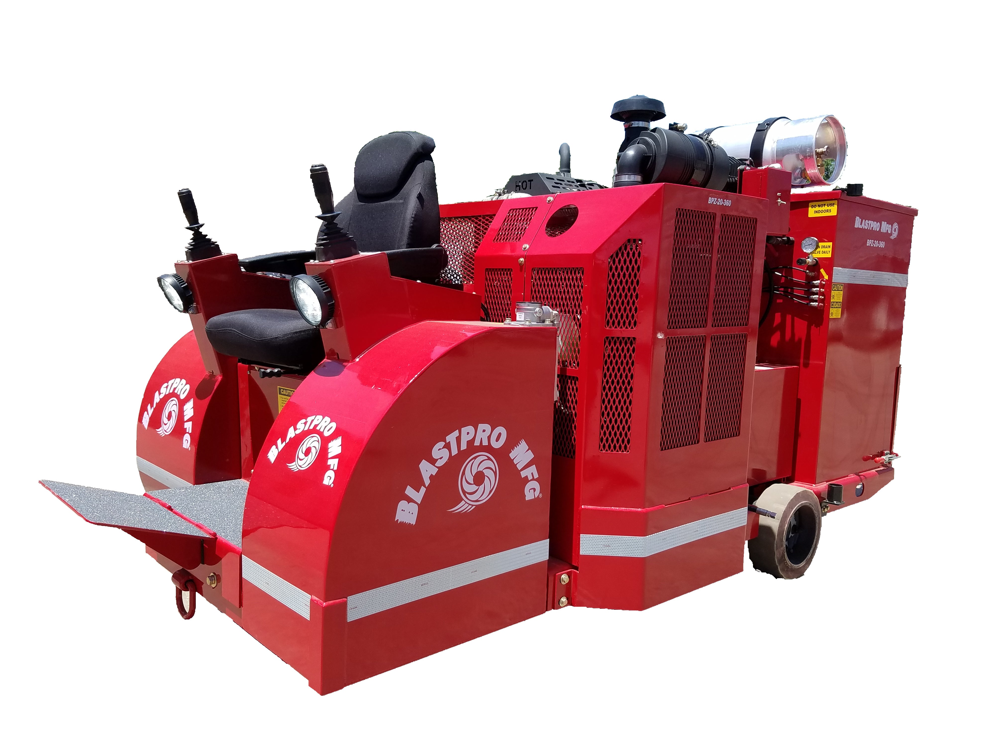 Blastpro BPZ-20-360 Ride-On Shot Blaster — floor equipment