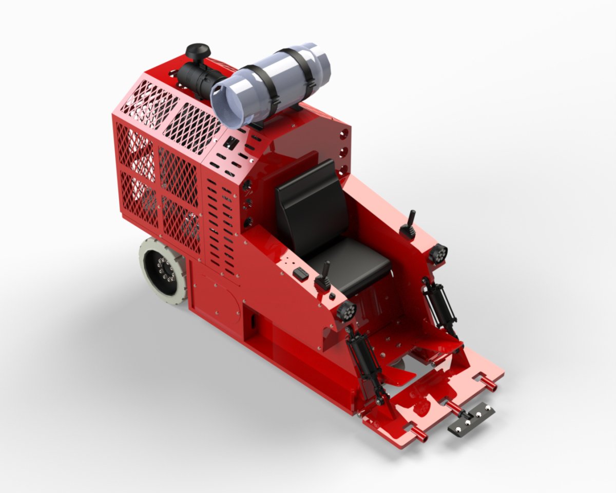 Blastpro BRB-4500 Ride-On Floor Scraper — floor equipment