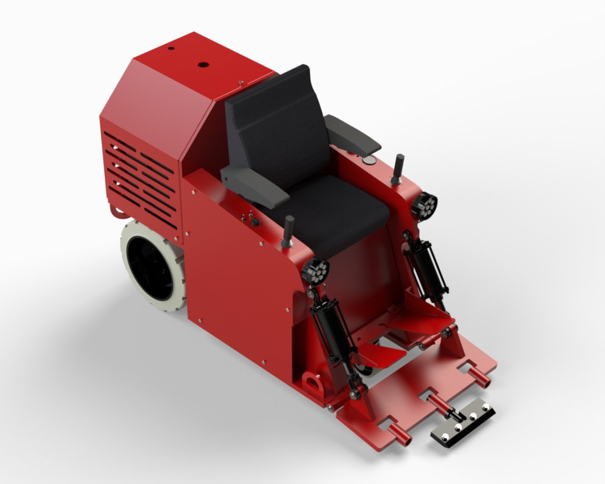 BRB-3000 Ride-On Scraper — floor equipment