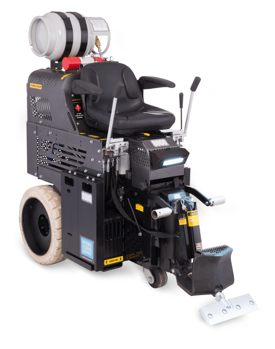 National Flooring Equipment 8000 Ride-on Scraper — floor equipment